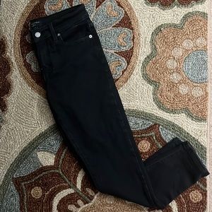 Banana Republic skinny fit PETITE black jeans